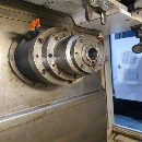 刚刚买下一台台湾原装绮发HE400双工位卧式加工中心、.