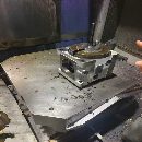 日本三菱800卧式加工中心DH80交换双工位，工作台:8008.