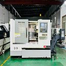 500重型刀塔机9成新22年产云南精机CK-500重型斜轨数控.