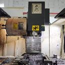 同款两台上海鼎亚850立式加工中心，三菱M80系统、三轴.