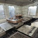 新诺800单工位卧式加工中心，工作台800800，三轴行程1.