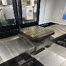 刚买全新安装未用友联800单台卧式加工中心，工作台800.