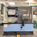 斗山PUMA V835数控立车发那科系统,八工位刀塔720工作.